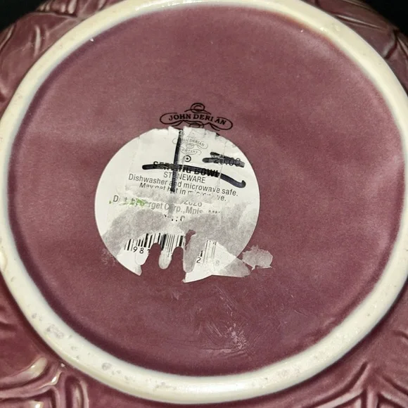 NWT John Derian For Target 12.25"x12.75" Cabbage Stoneware Serving Bowl Purple - Picture 8 of 9